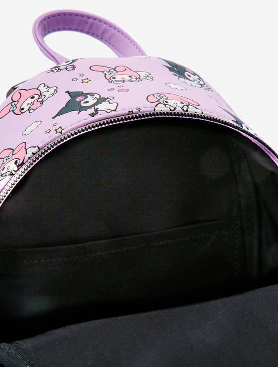 Sanrio × Loungefly • Kuromi & My Melody Angel & Devil Mini Backpack - Picture 2 of 4